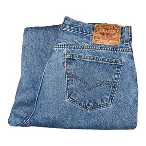 Vintage Levis 550 Jeans Womens 20W 28 Relaxed Fit Tapered Leg Medium Wash